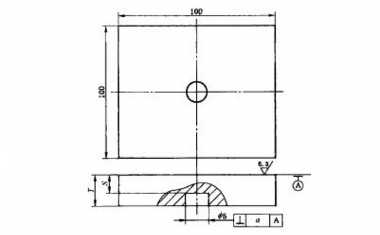 單直探頭檢驗(yàn)用對比試塊